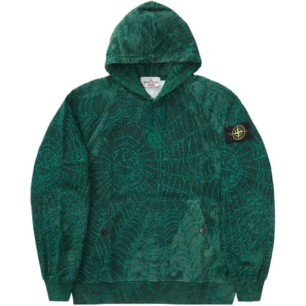 洗練デザイン♪Supreme x Stone Island  偽物 WEEK 10 スウェットパーカー 2色 spm32131