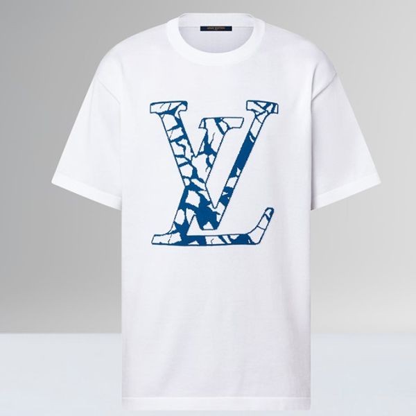 ルイヴィトン 半袖 Tシャツ パチモンLV アイス モノグラム コットン1AFAN8