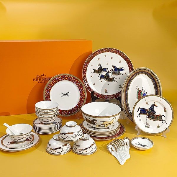 エルメス Cheval dOrient ベジタブル皿 逸品w24043053