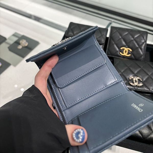 ナチュラル可愛い☆シャネル スモール フラップ ウォレット 三つ折り財布 AP3604 B14342 NR652