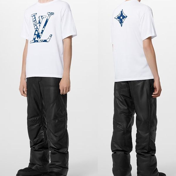 ルイヴィトン 半袖 Tシャツ パチモンLV アイス モノグラム コットン1AFAN8