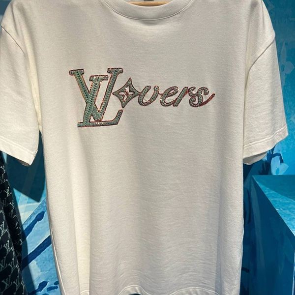 【手元に在庫有】【夏にさわやか★】ルイヴィトン ロゴTシャツ コピーLV04161