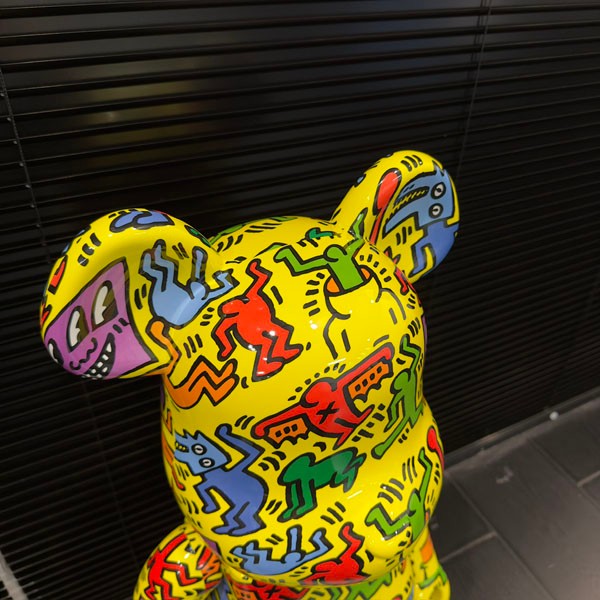 可愛いBE@RBRICK 1000% 70cm Keith Haring  400% 24050102