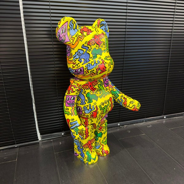 可愛いBE@RBRICK 1000% 70cm Keith Haring  400% 24050102