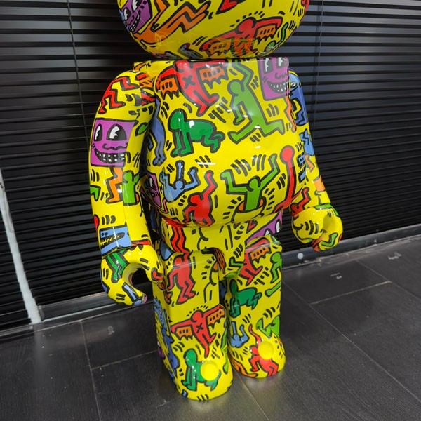 可愛いBE@RBRICK 1000% 70cm Keith Haring  400% 24050102