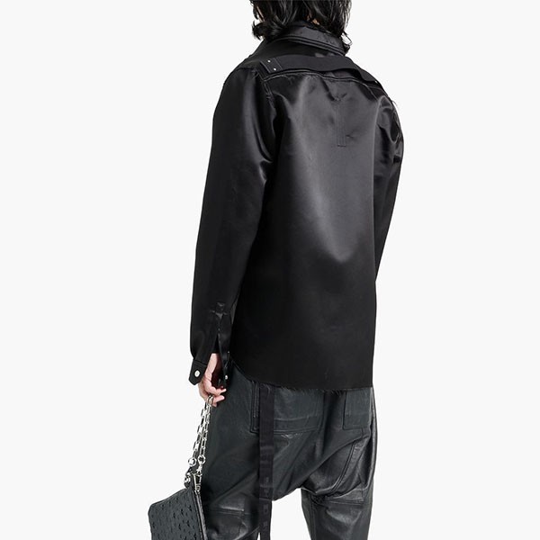RICK OWENS シェル オーバーシャツ 偽物 ダメージ w24051606