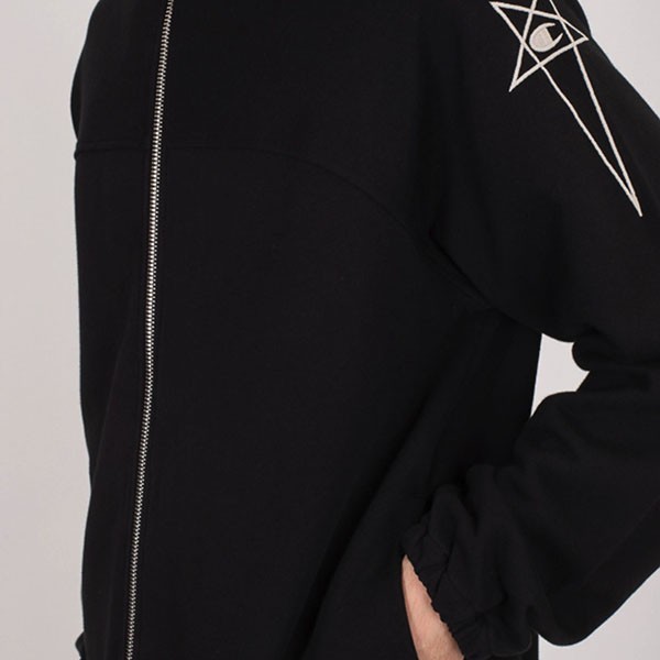 Rick Owens X Champion ロゴ刺繍入り コットン パーカー CM02C9219CHFE