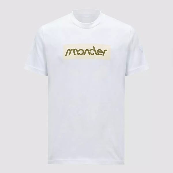 モンクレール ロゴ コットン Tシャツ レプリカ 3色 J10918C0005289AJS00A