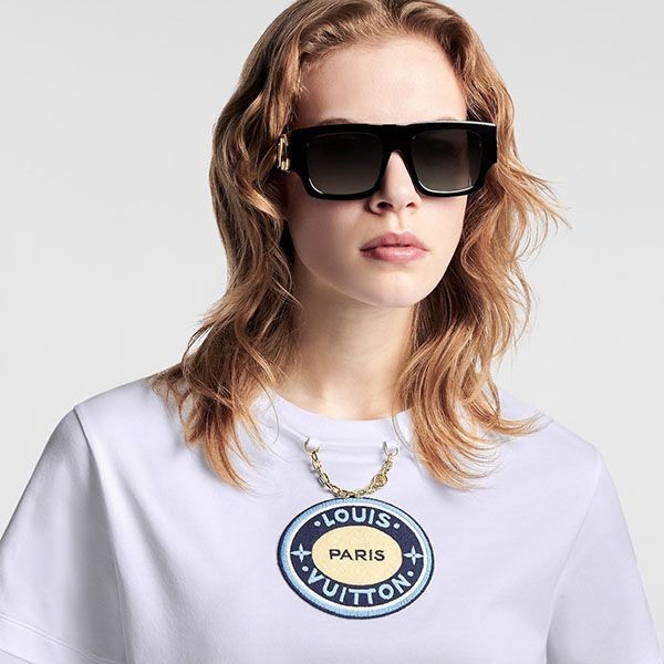 ルイヴィトン LVパッチTシャツ 1AFPFZ