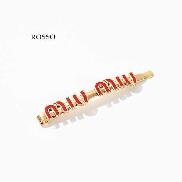 すぐ届ミュウミュウ エナメルロゴヘアクリップ N級品5IF146 2F6T