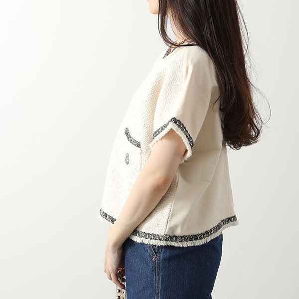 モンクレール 半袖 偽物 カットソー MAGLIA MANICHE CORTE 8C00009 89A1K