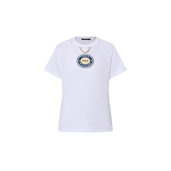 ルイヴィトン LVパッチTシャツ 1AFPFZ