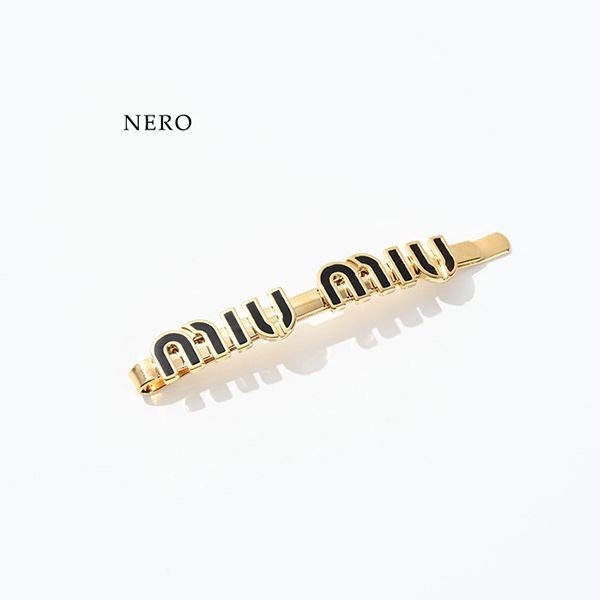 すぐ届ミュウミュウ エナメルロゴヘアクリップ N級品5IF146 2F6T