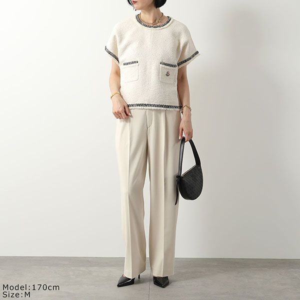 モンクレール 半袖 偽物 カットソー MAGLIA MANICHE CORTE 8C00009 89A1K