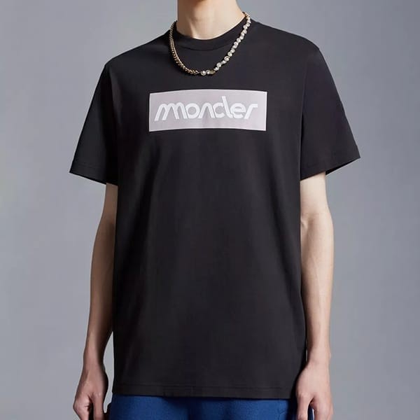 モンクレール ロゴ コットン Tシャツ レプリカ 3色 J10918C0005289AJS00A