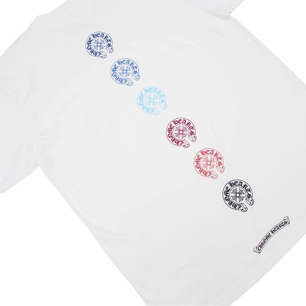 《大人気》★クロムハーツ★マルチカラー ホースシュー Tシャツ コピーch5102