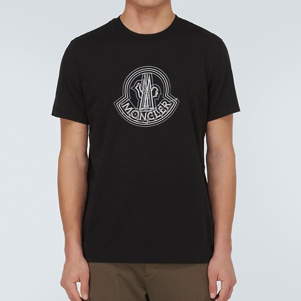 モンクレール ロゴモチーフ コットン Tシャツ フェイク 3色 J10918C0002889A17999