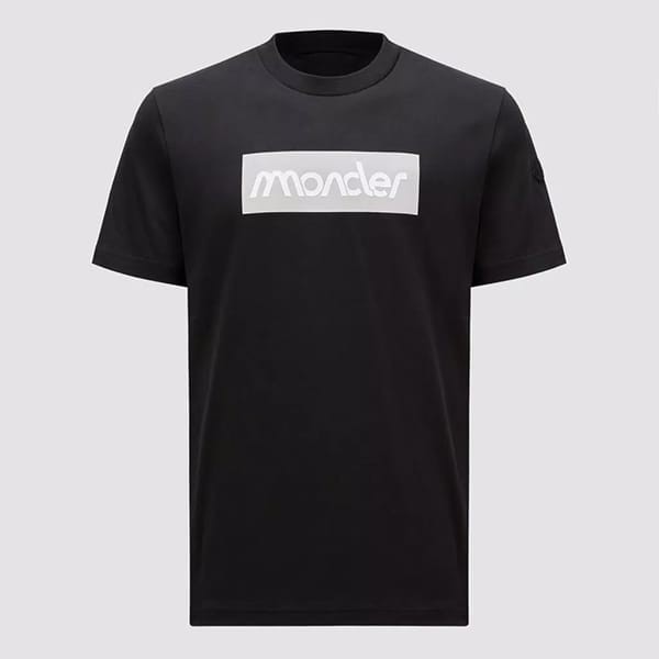 モンクレール ロゴ コットン Tシャツ レプリカ 3色 J10918C0005289AJS00A