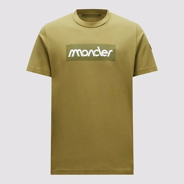 モンクレール ロゴ コットン Tシャツ レプリカ 3色 J10918C0005289AJS00A