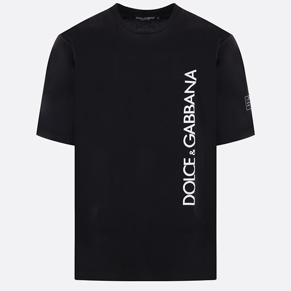 2024AWドルガバ 偽物 Tシャツ★バーティカルロゴプリント Tシャツ G8PN9T G7M1D
