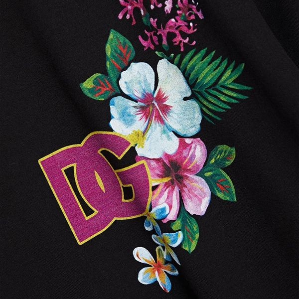 最安値挑戦【ドルチェ&ガッバーナ】コットンジャージー ロゴ Tシャツdg071310