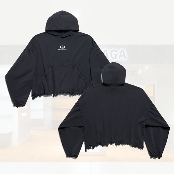 24-25AW バレンシアガ クロップドフーディ 783397TQVB21569