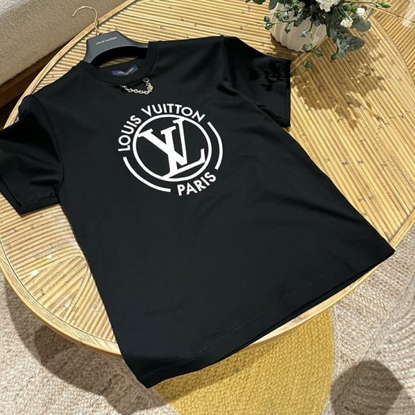 ルイヴィトン スーパーコピー 海外 tシャツ 半袖 チェーン ロゴ 3色 1aftty