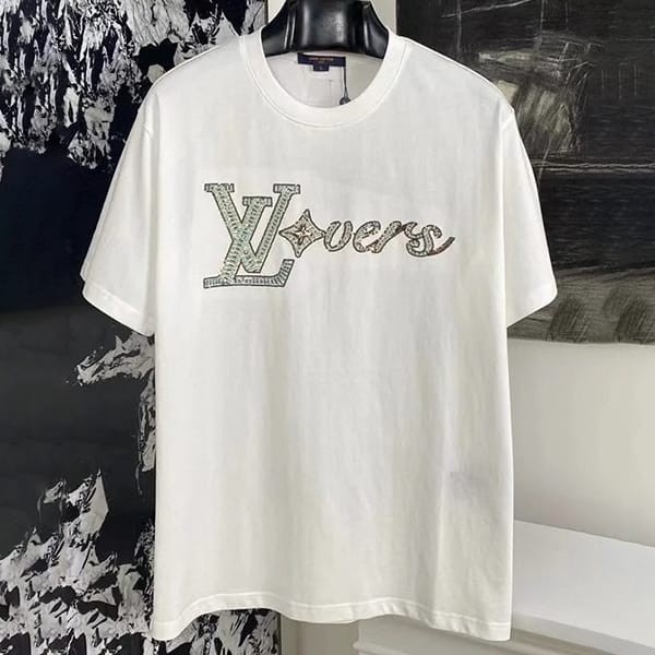 ルイヴィトン エンブロイダード tシャツ パロディ 1afr95