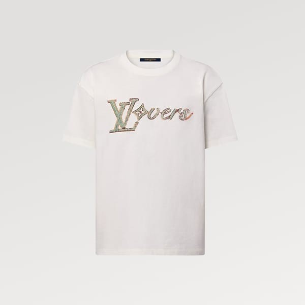 ルイヴィトン エンブロイダード tシャツ パロディ 1afr95