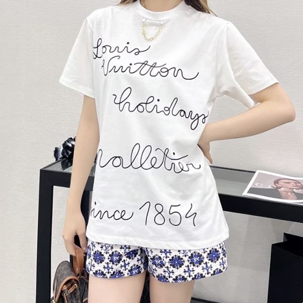 洗練デザイン♪ルイヴィトン エンブロイダードlvクラブ tシャツ パロディ 1afyox