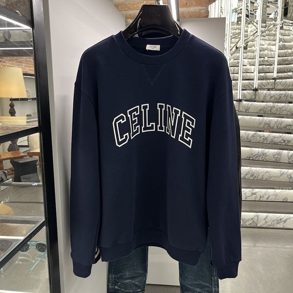 【ブティック】セリーヌ homme ルーズ コットンスウェットシャツ 2y05g670q