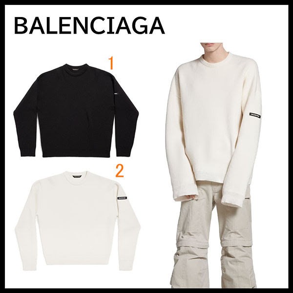 【ブティック】バレンシアガ sweater ダブルフェイスウールニット 764454t16759000