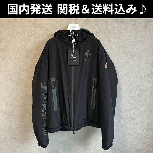 新色登場！モンクレール grenoble jaman 偽物 ロゴ フード ジップ ジャケット j20971a0
