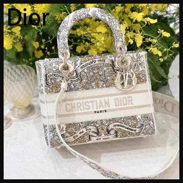 【手元に在庫有】レディ ディオール スーパーコピー d-lite バッグ ミディアム m0565oedp_m01e