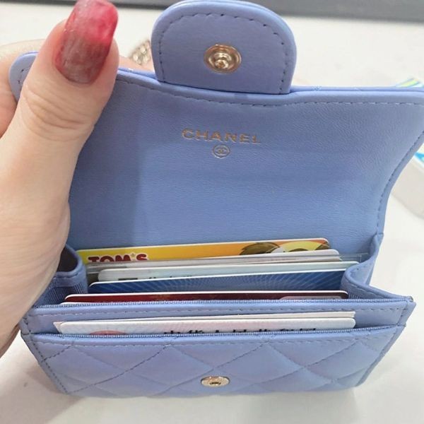 特別価格！◆コンパクトで実用的◆シャネル クラシックカードホルダー パロディ ap0214