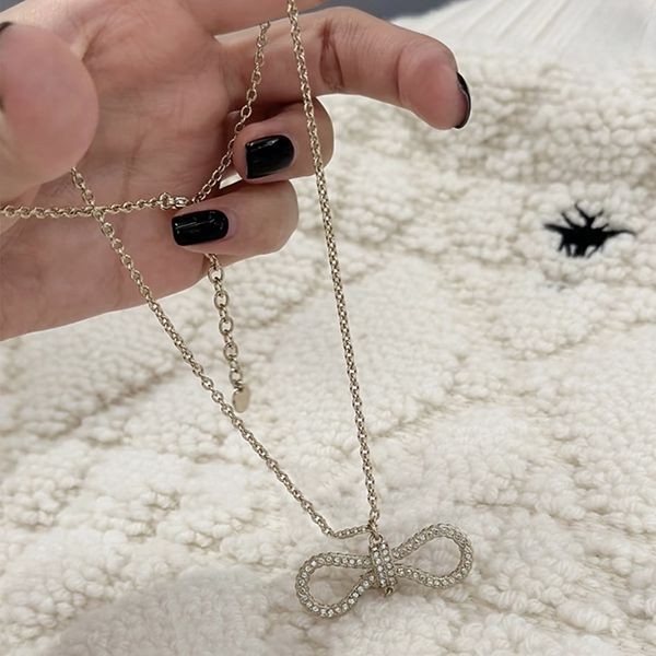 【かわいくて上品♪】【上品なリボンが可愛い♡】ディオール リボンパールネックレス 偽物 N3125WOMCY