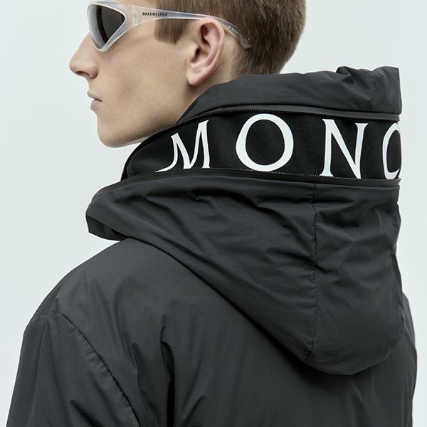 ◆モンクレール◆メンズ フード付き Nible ロングジャケット mc1224