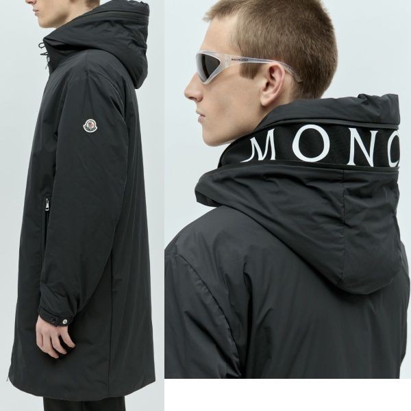 ◆モンクレール◆メンズ フード付き Nible ロングジャケット mc1224