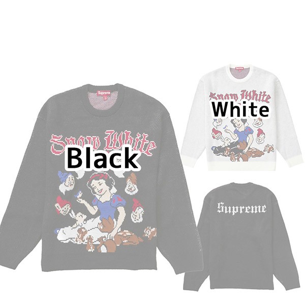 シュプリーム 偽物★Snow White Sweater スノーホワイト 白雪姫 セーター 2412009