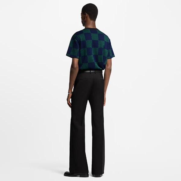 格安【存在感抜群☆】ルイヴィトンコピー LV ジャカード ダミエ 半袖Ｔシャツ 1AHBCV