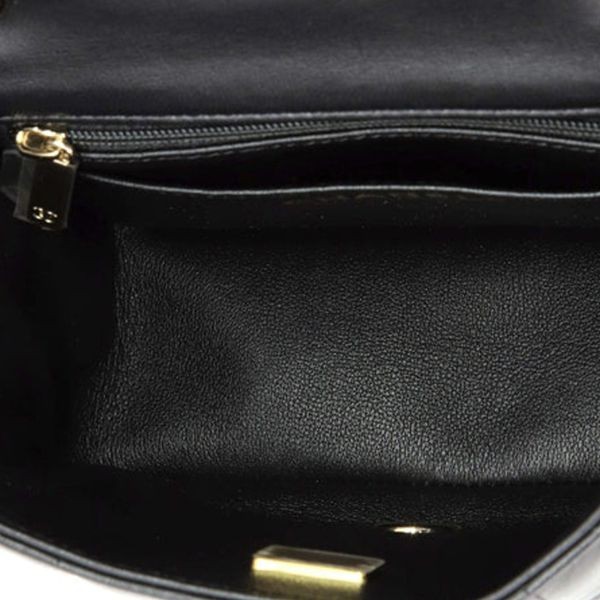 人気アイコンも注目★シャネル モナコ 偽物★ブラック シャンパンゴールド金具 cc250115