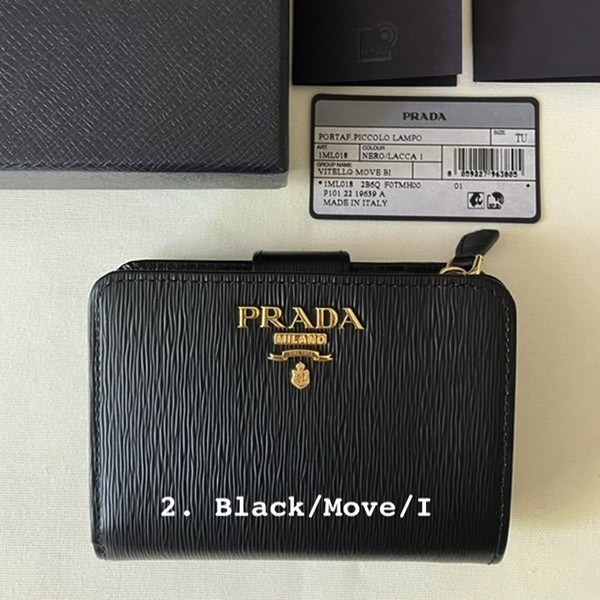 プラダ Zip Compact Wallet ジップコンパクト財布 偽物♪