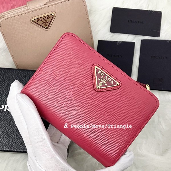 プラダ Zip Compact Wallet ジップコンパクト財布 偽物♪