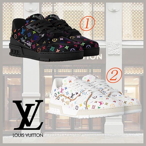 レプリカルイヴィトン LV × TM トレイナー スニーカー N級品 1AHEKG