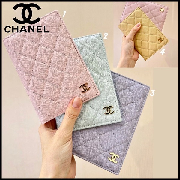 [優良店]パステルカラーがかわいい♪【シャネル】パスポートケース コピー AP0218 B10583 C3906