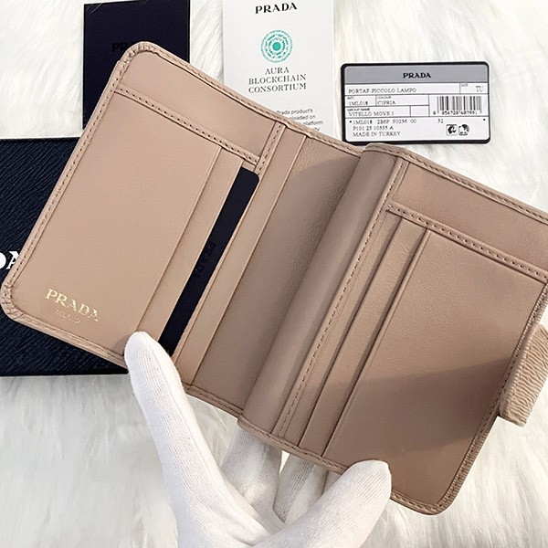 プラダ Zip Compact Wallet ジップコンパクト財布 偽物♪