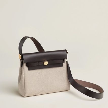 希少色【エルメス】Herbag 20 偽物 ショルダーバッグ 2WAY エールバッグ H086430CCAA