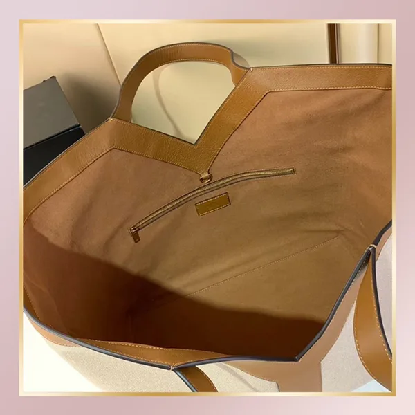 ナチュラル可愛い☆サンローラン 並行輸入品 Ｙ トートバッグ レザー カーフスキン ysl99584