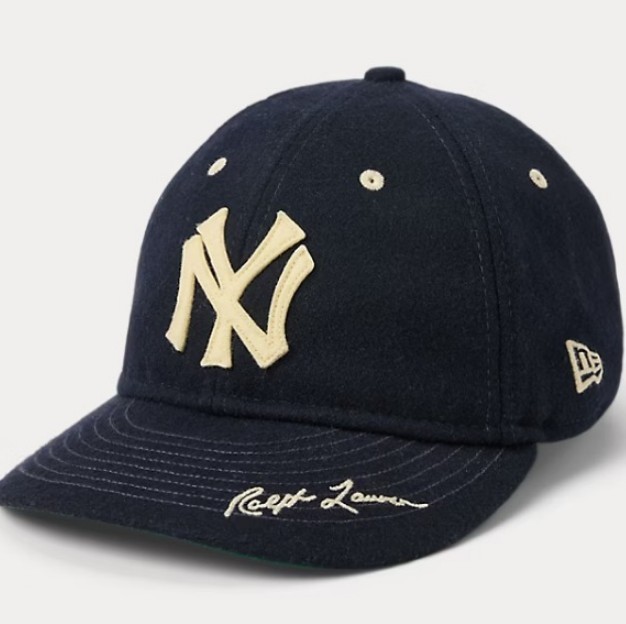 ラルフローレン×New Era コラボ Yankees Wool キャップ 2色 25032902
