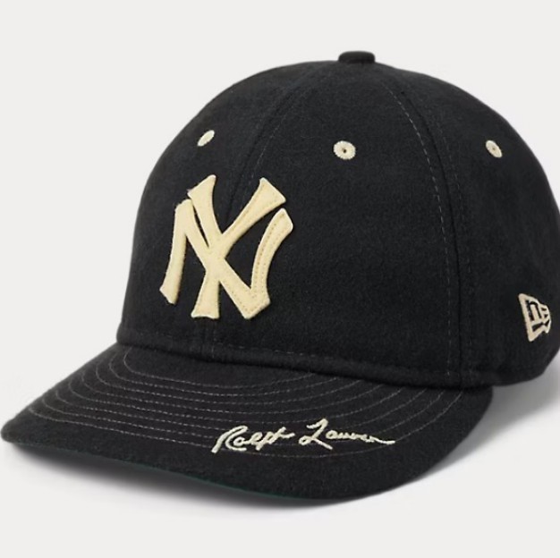 ラルフローレン×New Era コラボ Yankees Wool キャップ 2色 25032902